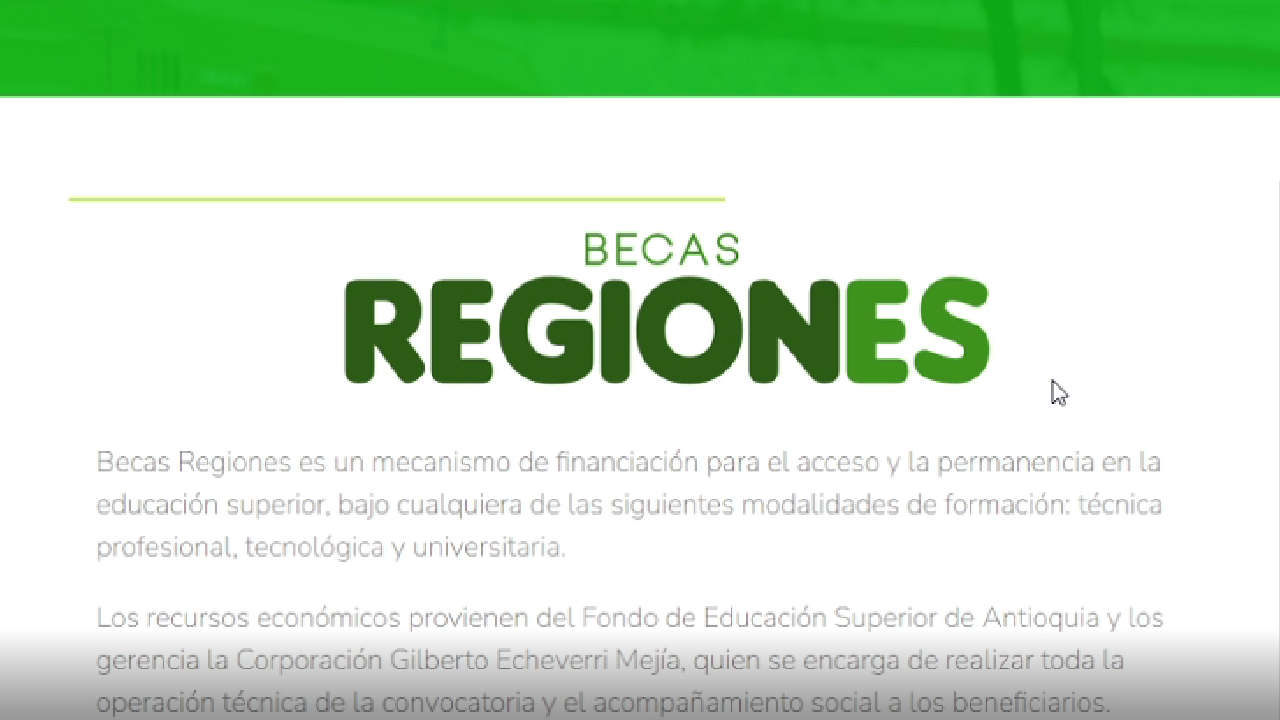 Becas Regiones