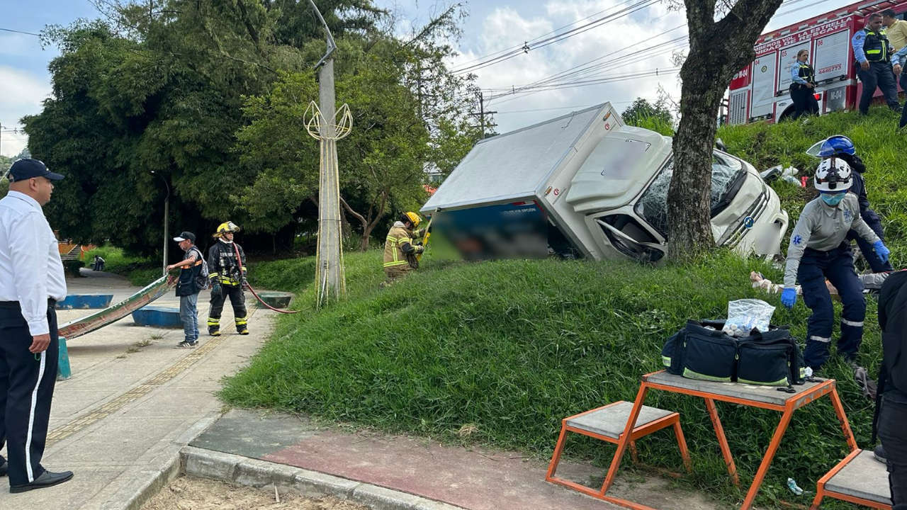 Accidente en La Estrella