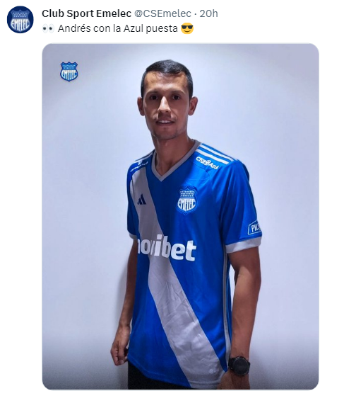 Andrés Ricaurte cambió la página de la derrota en la final 1 Andrés Ricaurte @ScEmelec