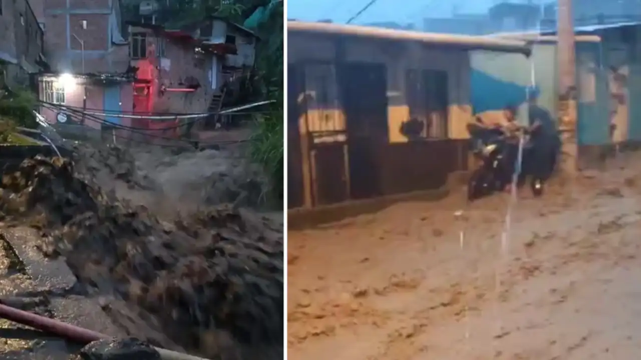 Hay alerta en el barrio Paris de Bello por la creciente de la Quebrada La Loca