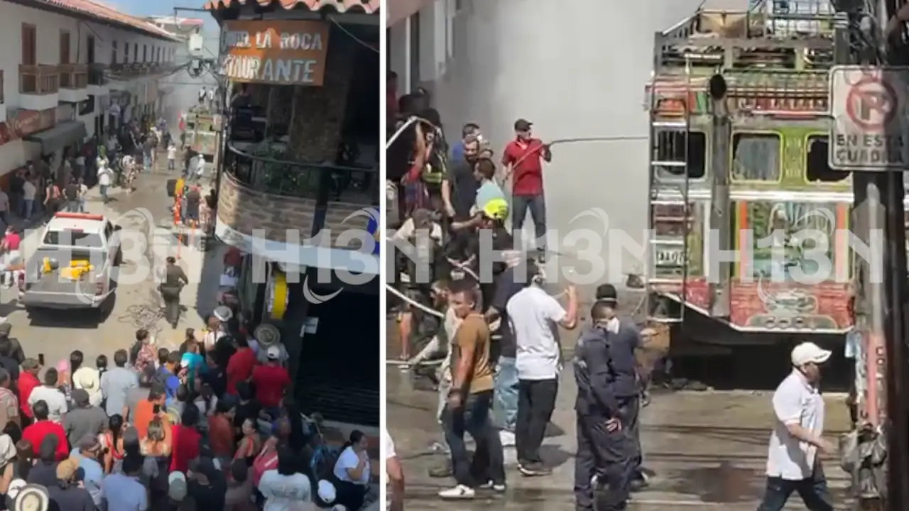 Tragedia en San Rafael: una mujer y un niño pierden la vida al incendiarse una chiva