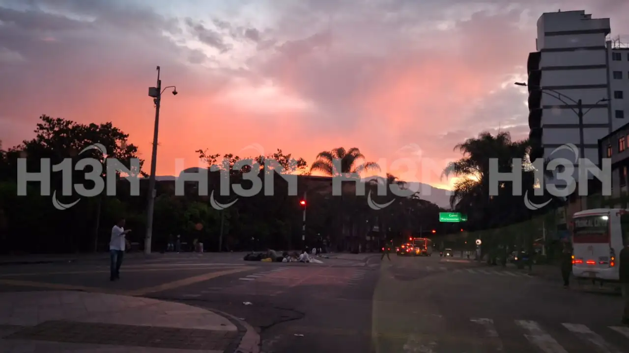 ¿Ya vio el cielo? El atardecer de este domingo, 11 de agosto, en Medellín está hermoso