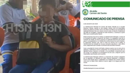 Niña fue abusada y asesinada con un arma blanca en el Carmen del Darién