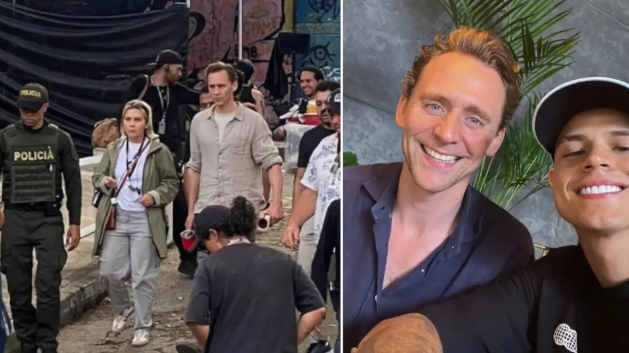 ‘Loki’ en Medellín: el actor Tom Hiddleston fue visto en las calles de Manrique