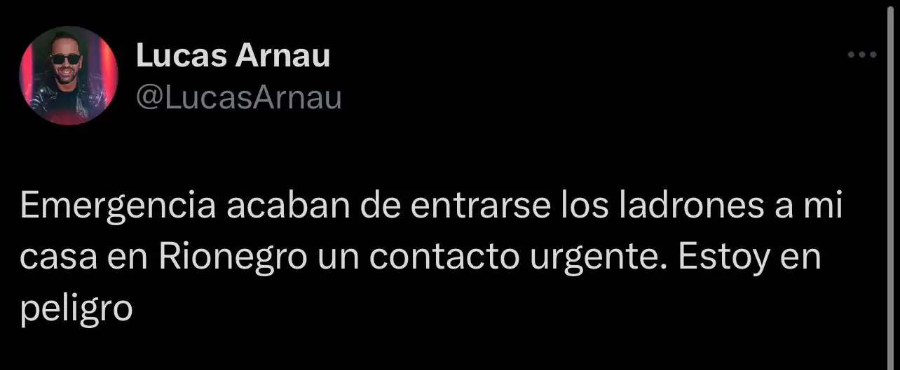 Lucas Arnau relata el angustiante robo en su casa de Rionegro y agradece apoyo ciudadano 1 Ladrones se metieron a la casa del cantante Lucas Arnau en Rionegro e hicieron de las suyas