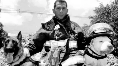 Falleció Giovanny Gutiérrez, pionero del equipo K-SAR de Bomberos Medellín
