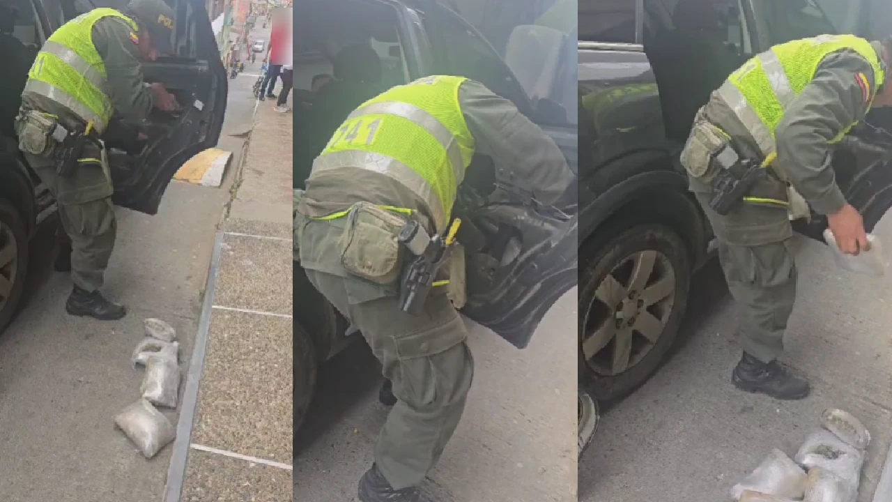 Tres personas pretendían transportar 40 kilos de marihuana a Medellín en las 4 puertas del carro en el que viajaban 1 droga-hallada-puertas-carro-cañasgordas-capturas3