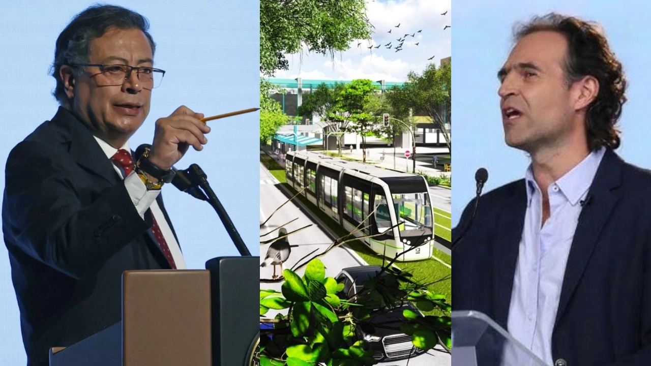 enfrentamiento entre Petro y Fico Gutiérrez por el Metro de la 80