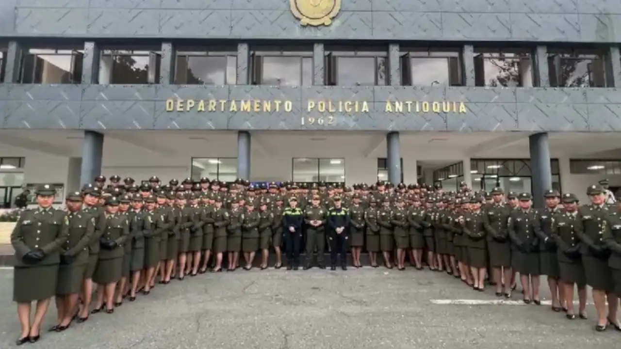 150 patrulleros de la Policía llegan a Antioquia para reforzar la seguridad