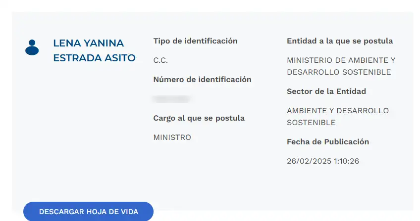 ¡La primera indígena con este cargo! Lena Yanina Estrada nueva ministra de Ambiente marca un hito en Colombia 1 Ministra-ambiente-