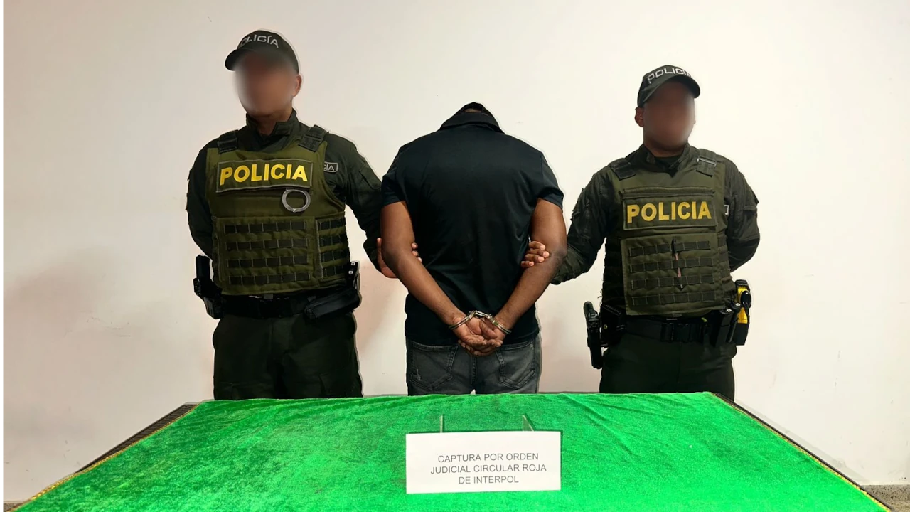 Capturan en Turbo a hombre buscado por Interpol por tráfico de armas