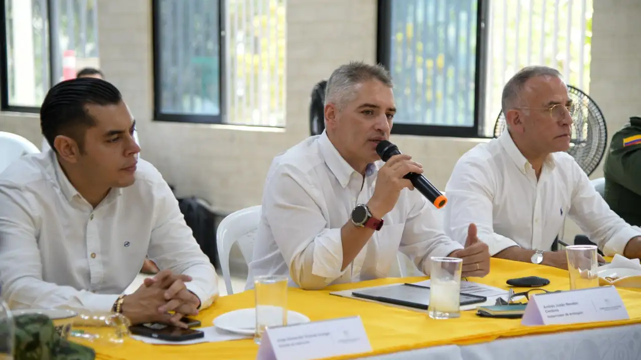 El Gobernador Andrés Julián destacó la reducción de homicidios en el Occidente antioqueño