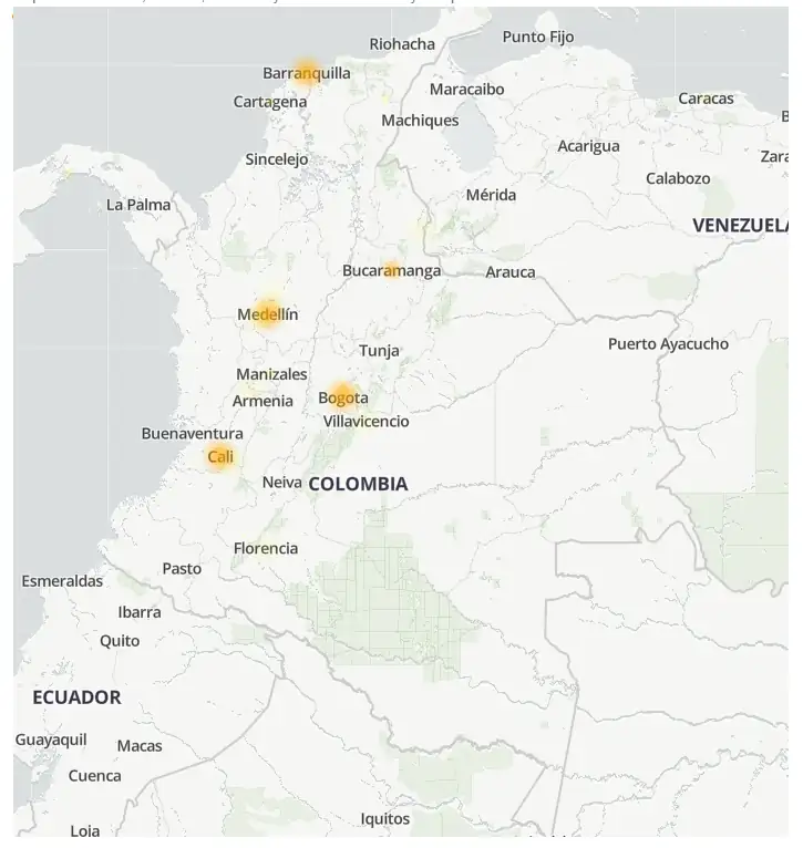 ¿Ya le funciona? Gran caída de la red social X afecta a miles de usuarios en el mundo 2 Caído-mapa