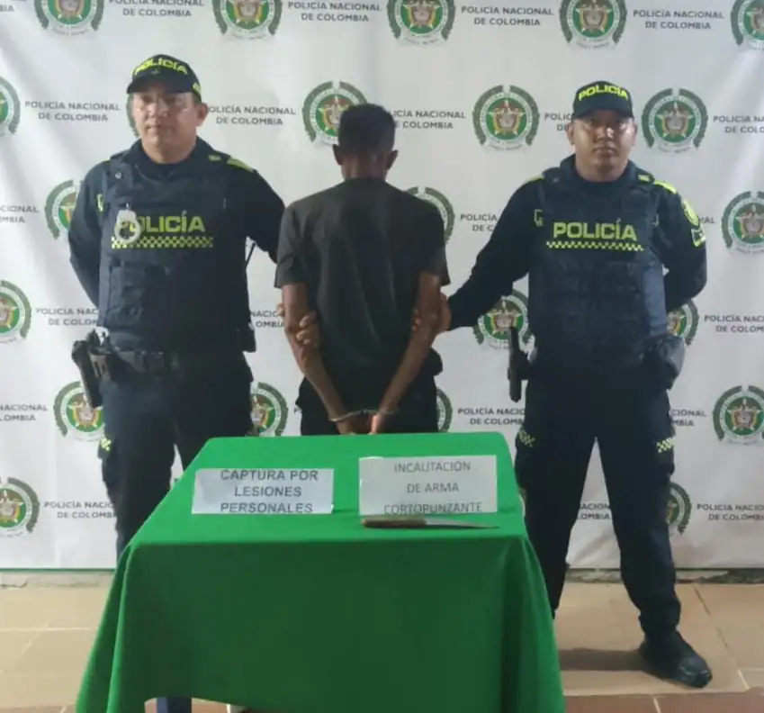 Capturan a hombre que habría atacado con arma blanca a una mujer en un casino en Urabá 1 Capturan a sujeto que habría atacado con arma blanca a una mujer en un casino