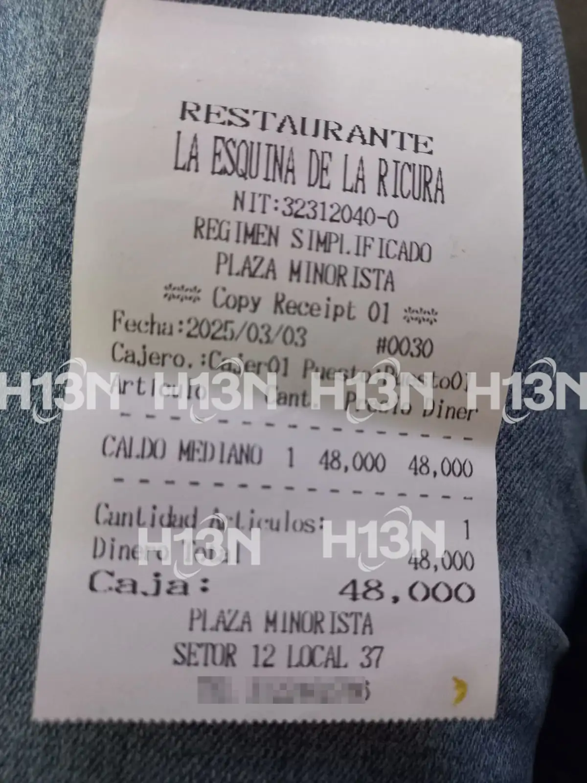 ¿Un consomé en $48 mil? Denuncian cobros exagerados en restaurantes de Medellín y Bello 1 ¿Un consomé en $48 mil? Denuncian cobros exagerados en restaurantes de Medellín y Bello