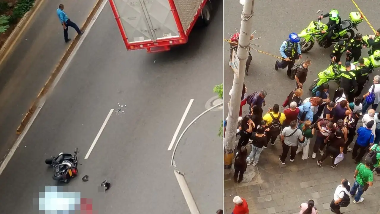 Grave accidente en la Avenida Oriental deja un motociclista fallecido