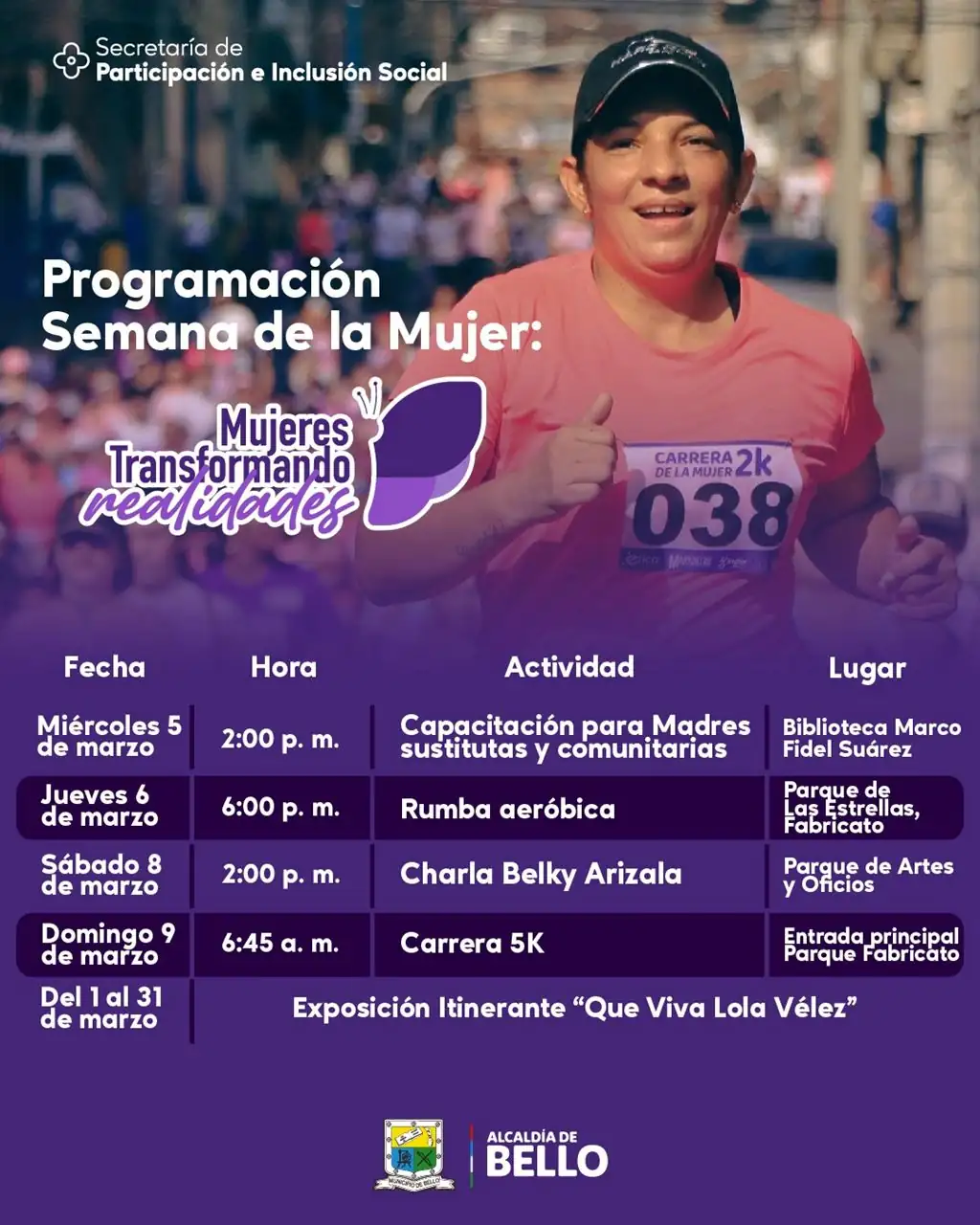 ¡Bello está de fiesta! El municipio conmemora el mes de la mujer con una variedad de actividades 1 Semana-de-la-mujer-2