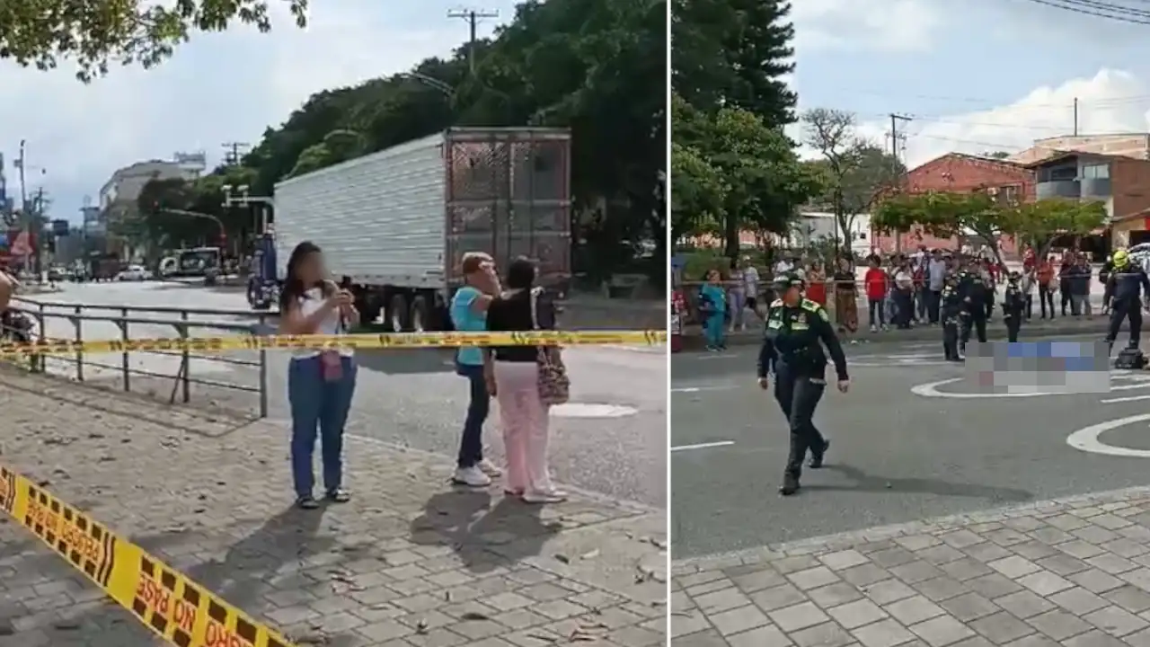 Un ciudadano fallece, al parecer, tras ser embestido por un tractocamión en Itagüí