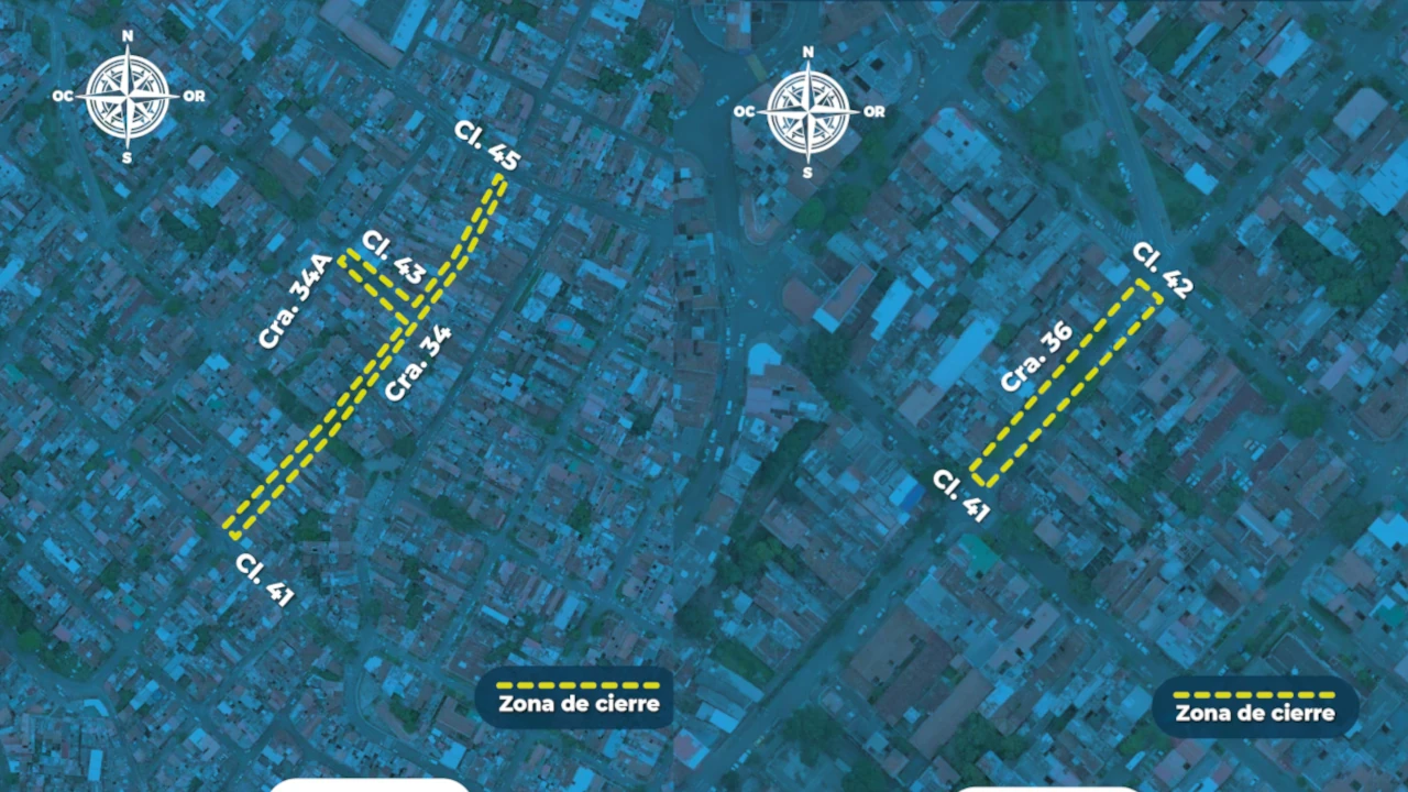 ¡Prográmese! Estos son los cierres viales en Medellín durante este fin de semana