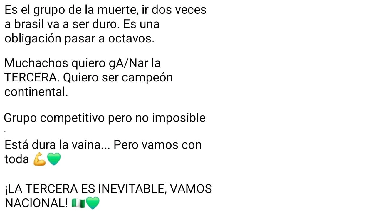 “Es el grupo de la muerte” Las redes reaccionaron al grupo de Atlético Nacional en Copa Libertadores 1 “Es el grupo de la muerte” Las redes reaccionaron al grupo de Atlético Nacional en Copa Libertadores