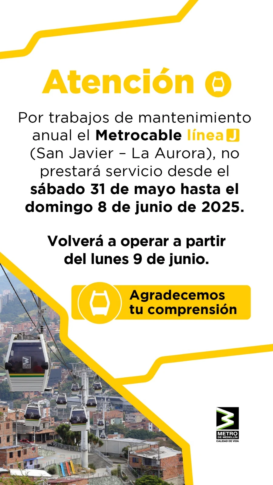 Metrocable linea J