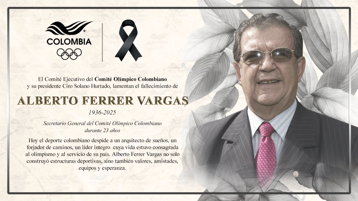 Luto en el deporte nacional: falleció Alberto Ferrer Vargas, figura emblemática del movimiento olímpico colombiano 1 Alberto-Ferrer-Vargas-1