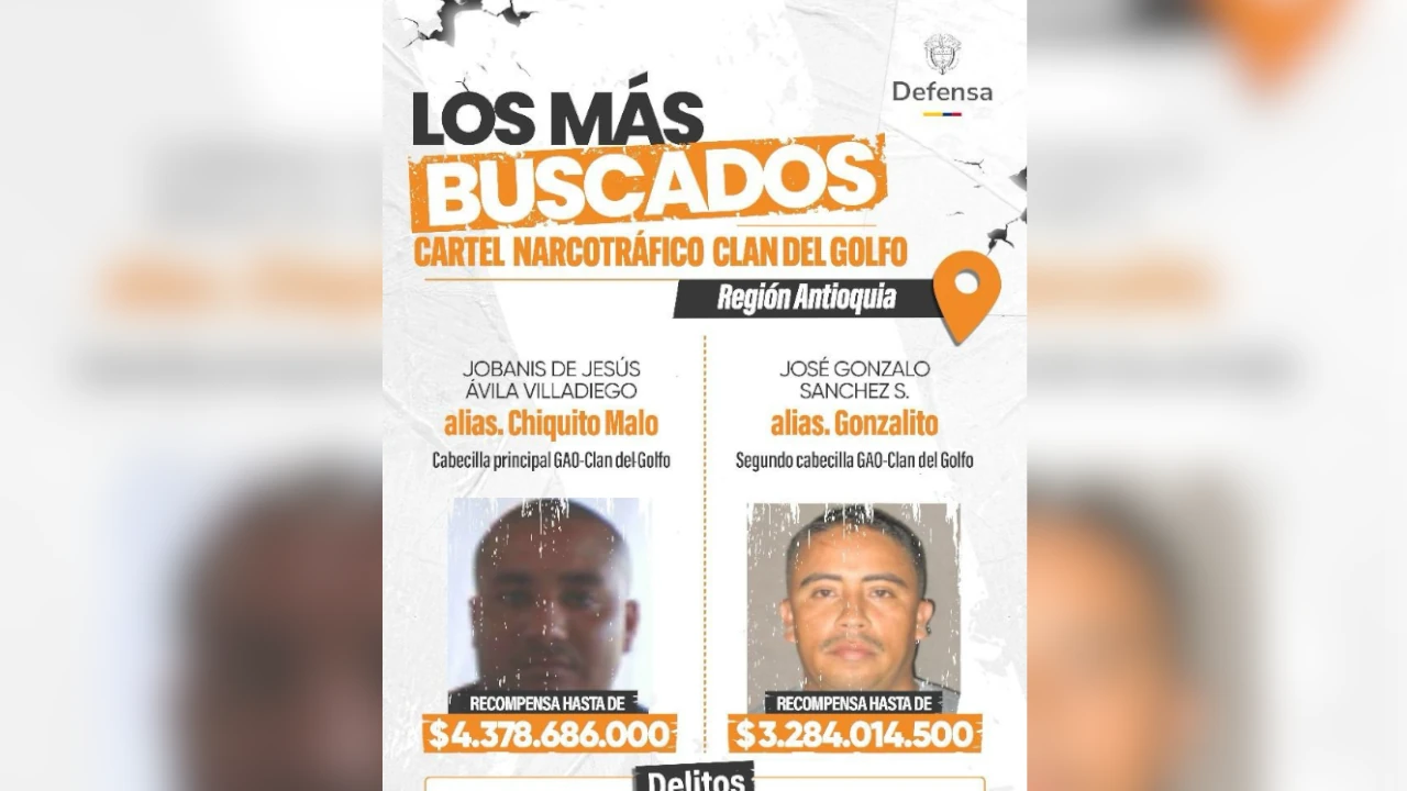 Más-buscados-Clan-del-Golfo-Antioquia
