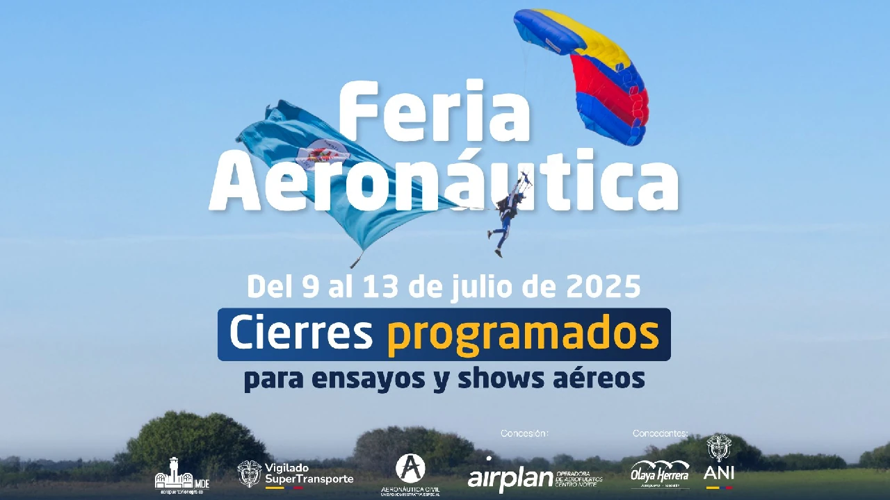 ¡Atentos! estos son los cierres programados en el aeropuerto de Rionegro por Feria Aeronáutica F-AIR 2025 2 cierres-parciales-aeropurto-rionegro-feria-aeronatica-internacional1