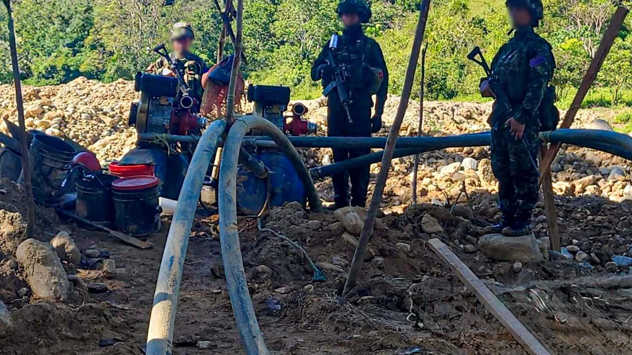 Intervienen minas ilegales en San Carlos donde el Clan del Golfo extraía más de 4 mil gramos de oro 1 golpe-mineria-ilegal-clangolfo-extraccion-oro-sancarlos2
