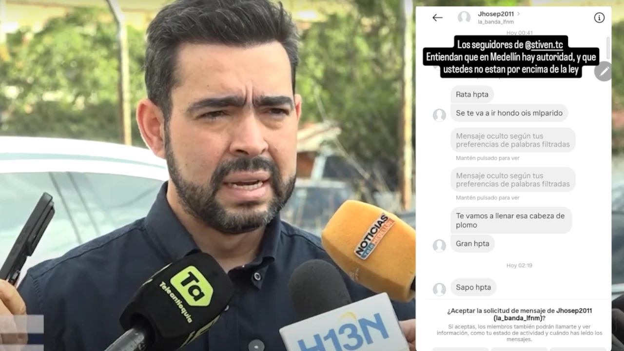 Secretario de Movilidad de Medellín denunció amenazas en redes sociales por parte de seguidores de un influenciador