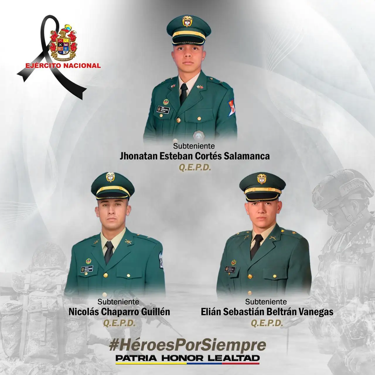 Hallan sin vida a tres jóvenes militares tras accidente en curso de Lanceros