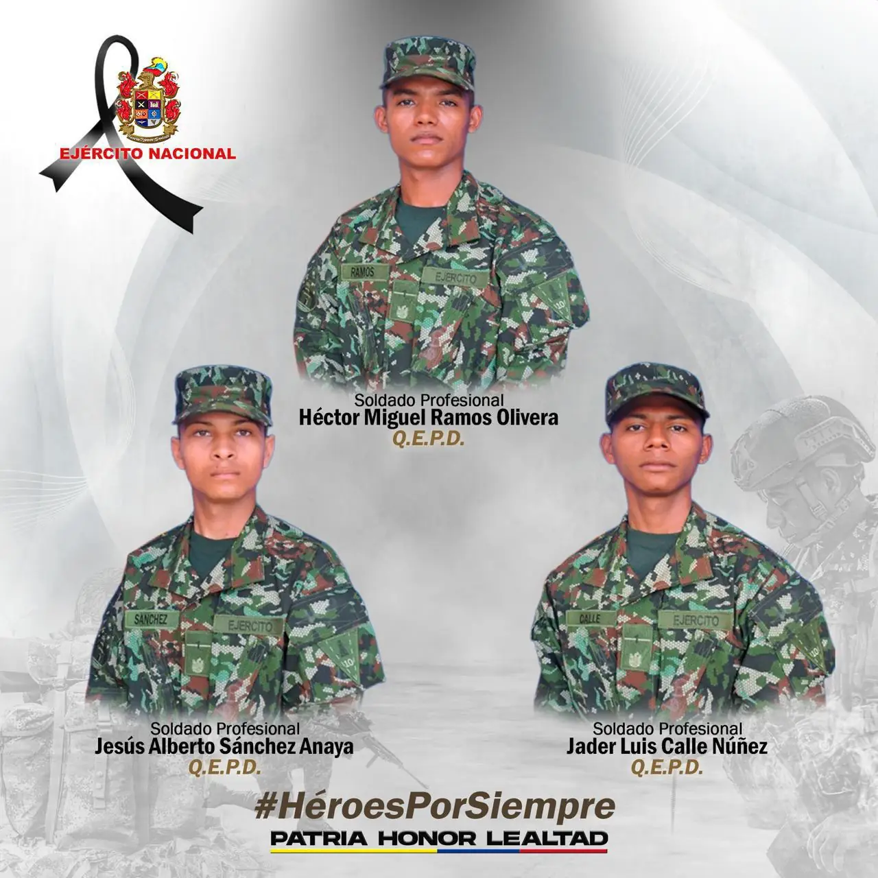 Tres soldados perdieron la vida y ocho más resultaron heridos tras ataque con drones 1 Tres soldados muertos y ocho heridos tras ataque con drones en Norte de Santander