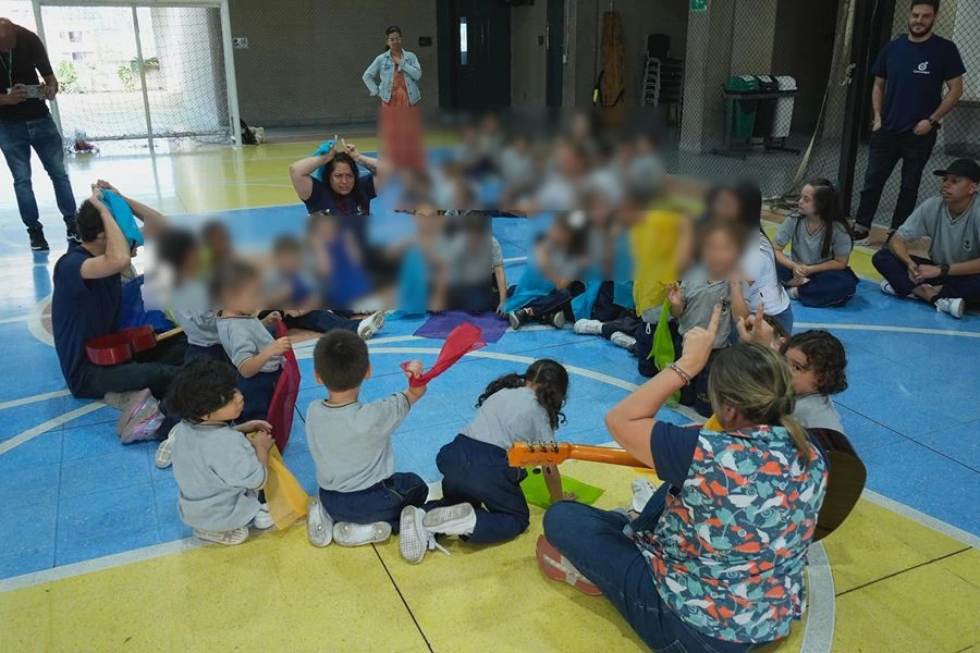 ¡Herramientas pedagógicas! 764 niños y niñas de educación inicial disfrutarán del programa “Música y Movimiento” 9 Envigado ninos 3