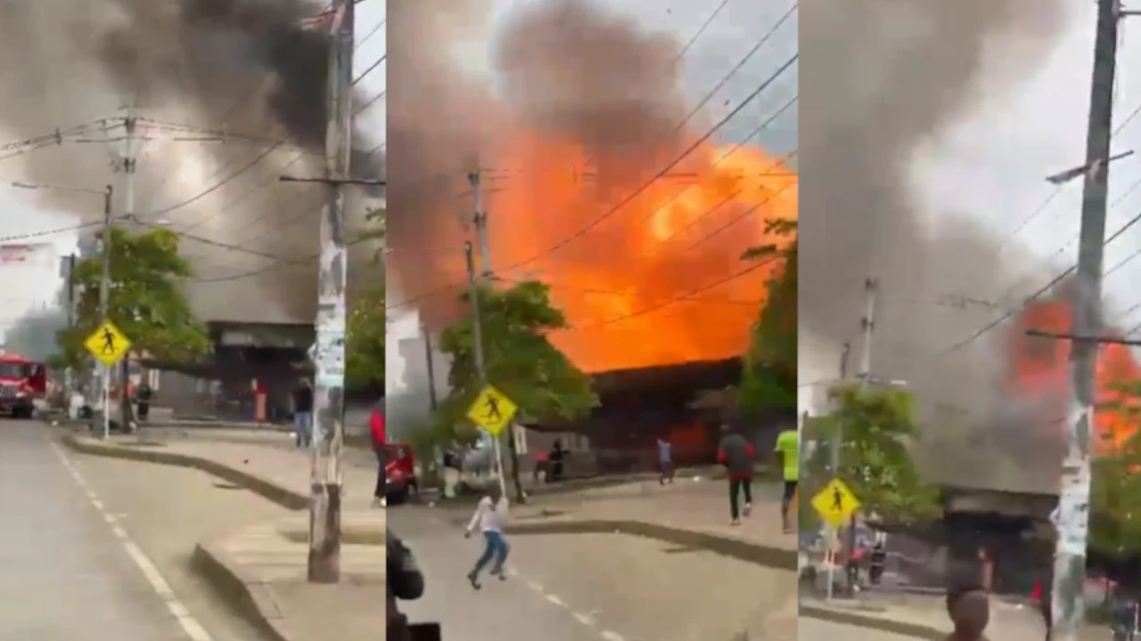 Fotos| Explosión de pipeta de gas destruyó un restaurante en Turbo: las pérdidas oscilan entre $200 y $300 millones 1 Incendio Turbo