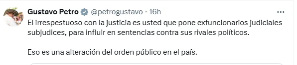 Twitter 2 de petro