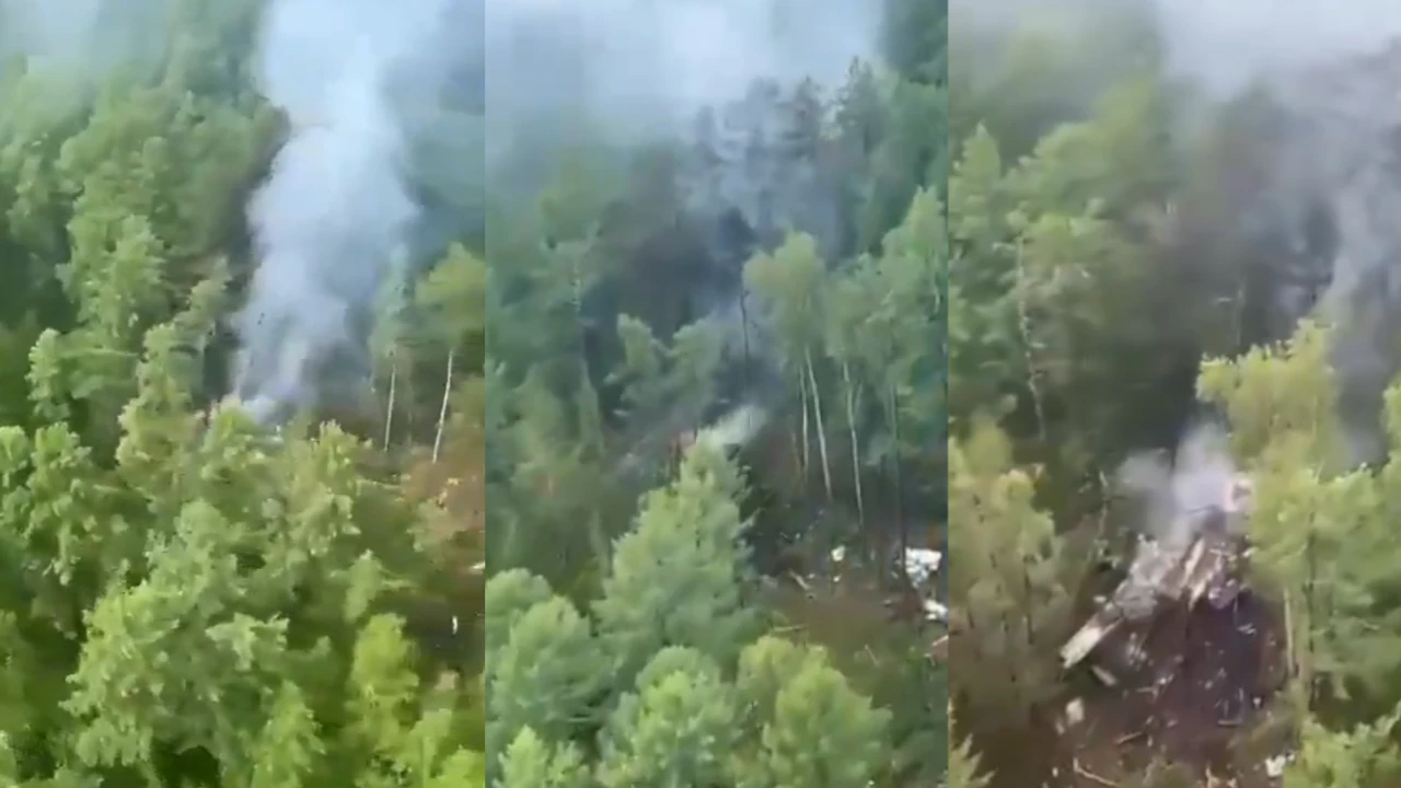 Se estrelló un avión con 49 ocupantes en plena montaña en Rusia: no hay sobrevivientes