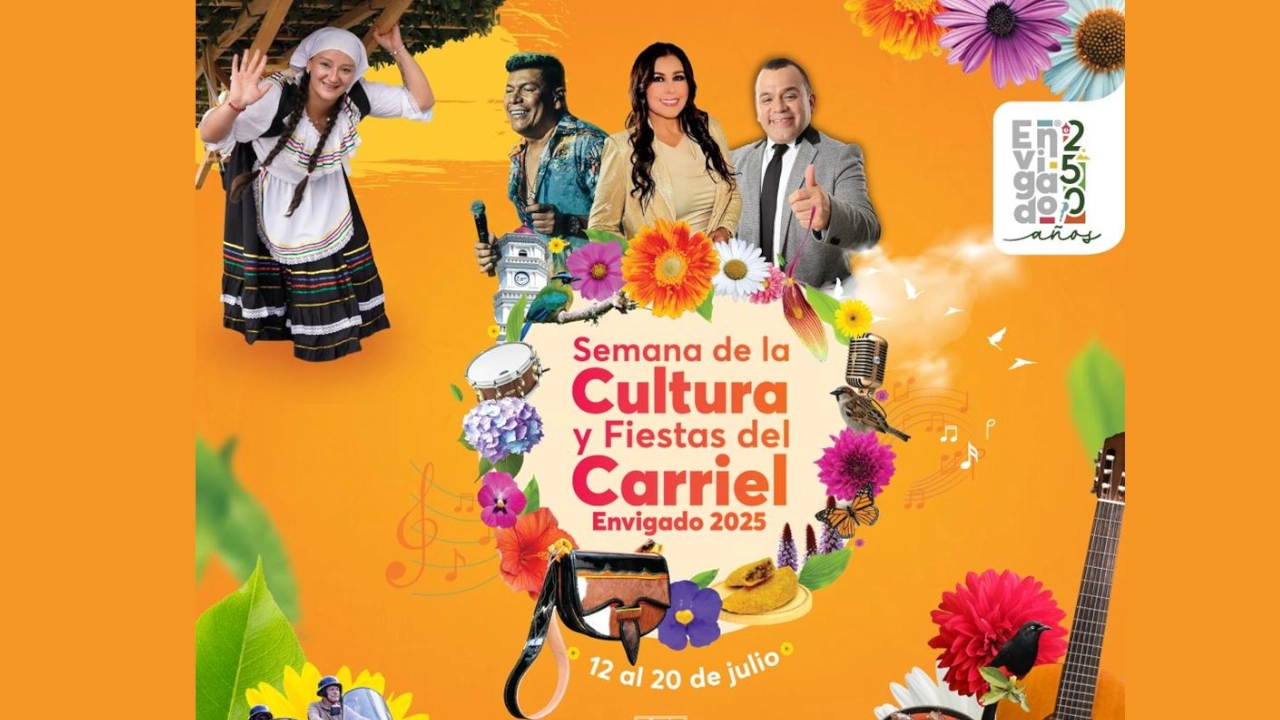 ¡Prográmese! Llega a Envigado la Semana de la Cultura y Fiestas del Carriel 2025